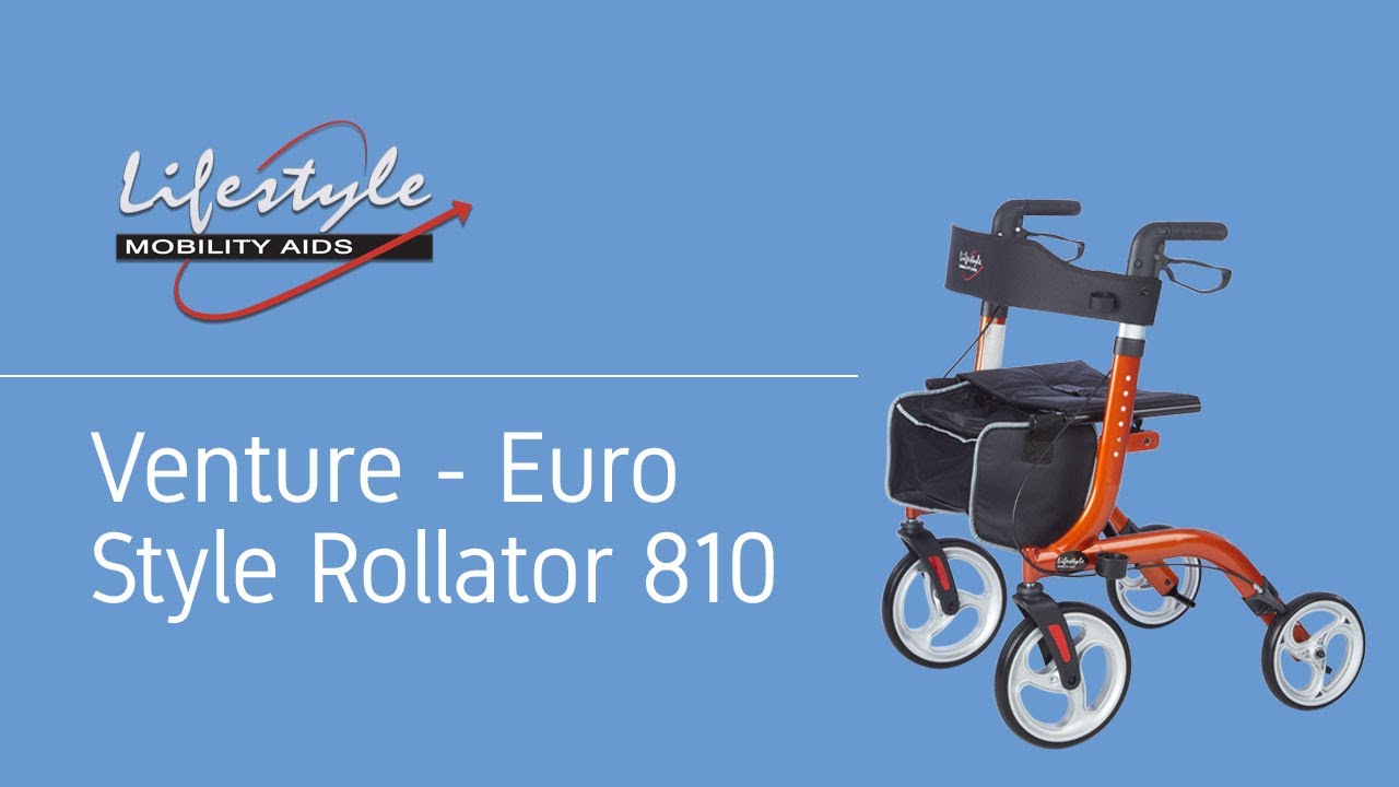 Venture Euro Style Rollator by Rhythm Healthcare